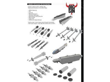 A-10C armament 1/48 recommended for GREAT WALL HOBBY