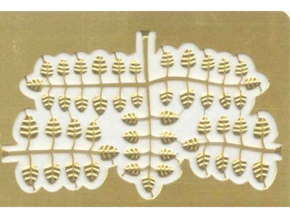 1/48 LINDEN foliage photoetched foliage in scale 1-48