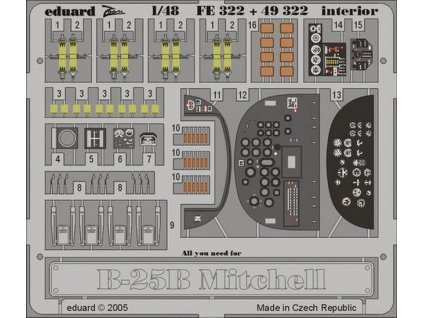 1/48 B-25B interior for ACCURATE MINIATURES kit