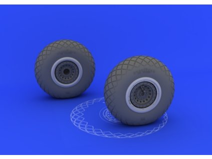 B-17 wheels  1/32 recommended for HKM