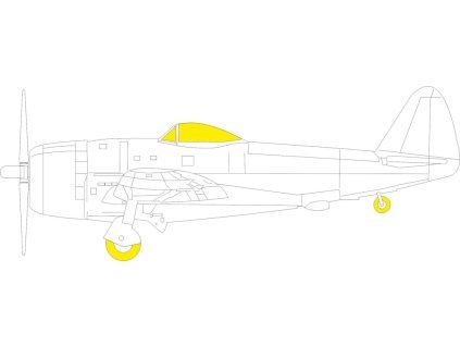 P-47D Bubbletop TFace 1/48 recommended for TAMIYA