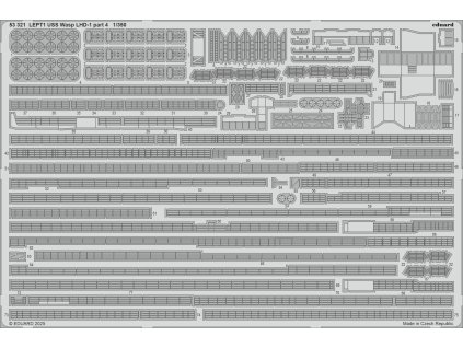 USS Wasp LHD-1 part 4 1/350 recommended for TRUMPETER