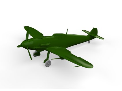 Bf 109F wheels PRINT 1/72 recommended for EDUARD