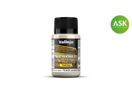 Vallejo Weathering FX 73810 Light Brown Thick Mud (40 ml)