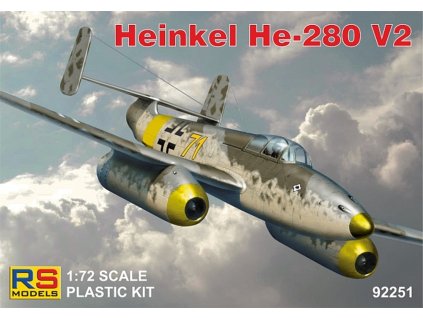Plastikový model letadla 1/72 Heinkel He-280 Juma 004  4 decal v. for Luftwaffe