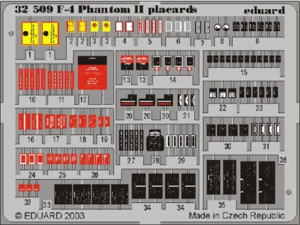1/32 F-4 placards
