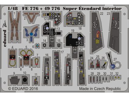 Super Étendard interior recommended for KINETIC