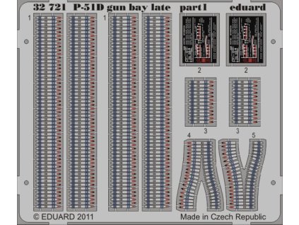 P-51D gun bay late recommended for TAMIYA