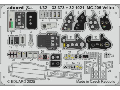 MC.205 Veltro 1/32 recommended for ITALERI