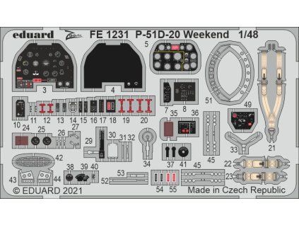 P-51D-20 Weekend 1/48 recommended for EDUARD