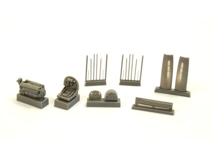 1/72 P-40E - Engine Set for Special Hobby kit