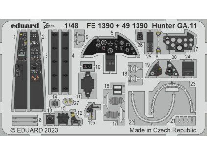 Hunter GA.11 1/48 recommended for AIRFIX