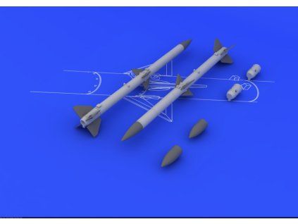 AIM-120A/B AMRAAM (2pcs) 1/48