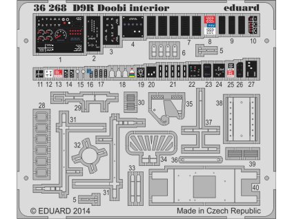 1/35 Doobi Bulldozer interior - colour for MENG kit