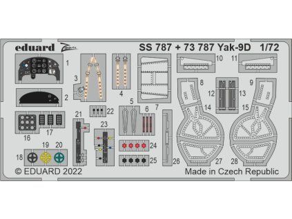 Yak-9D 1/72 recommended for ZVEZDA