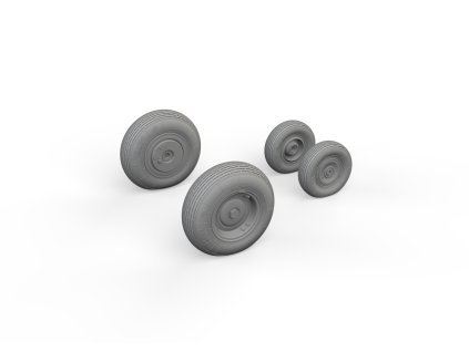 Mi-17 wheels 1/48 recommended for AMK