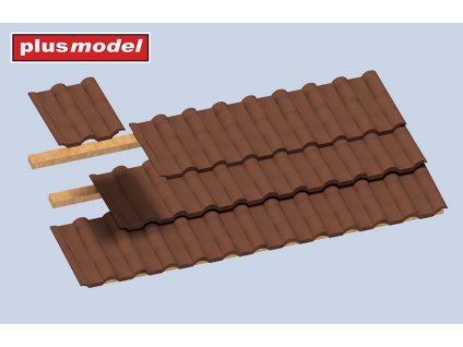 1/35 Roof tiles corrugated   84 pcs