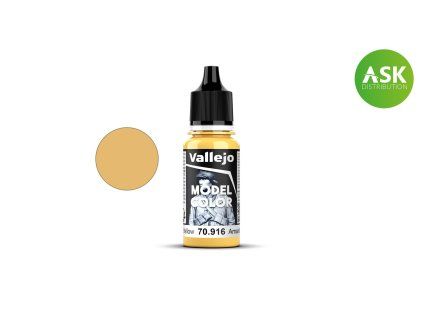 Vallejo Model Color 70916 Sand Yellow Matt (18 ml)