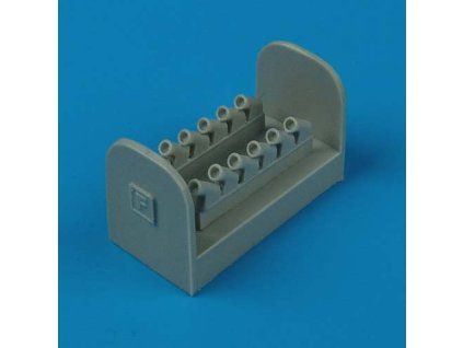1/72 Spitfire Mk. XIV exhaust - round - FUJIMI