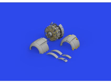 A6M2-N Rufe engine complete PRINT 1/48 recommended for EDUARD