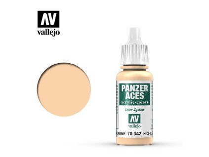 Vallejo Panzer Aces 70342 Flesh Highlights (18 ml)