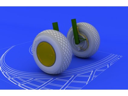 1/48 PV-1 wheels for REVELL kit