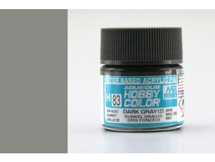 Aqueous Hobby Colors (10 ml) Dark Gray (2)
