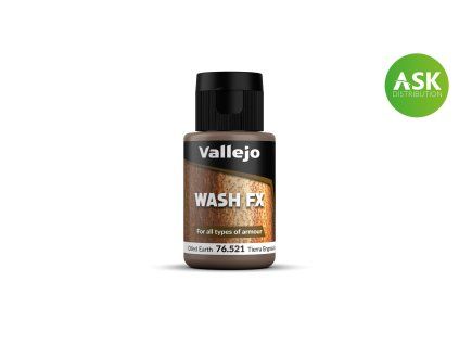 Vallejo Wash FX 76521 Oiled Earth Color (35 ml)