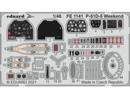P-51D-5 Weekend 1/48 recommended for EDUARD