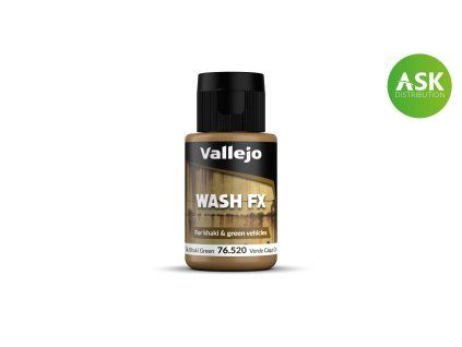Vallejo Wash FX 76520 Dark Khaki Green (35 ml)