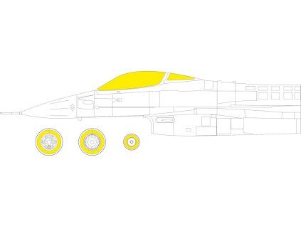 F-16C Block 25/42 TFace 1/48 recommended for KINETIC