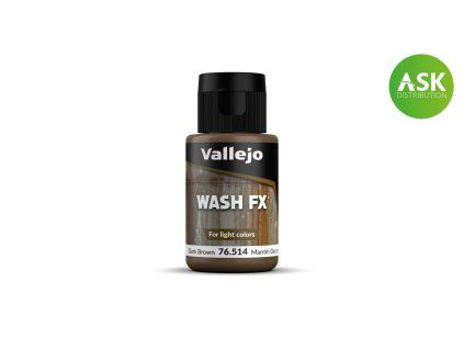Vallejo Wash FX 76514 Dark Brown (35 ml)