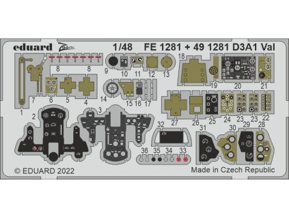 D3A1 Val 1/48 recommended for HASEGAWA