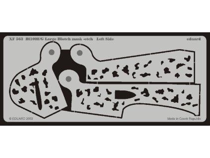 Bf 109F/G Large Blotch mask-etch 1/48