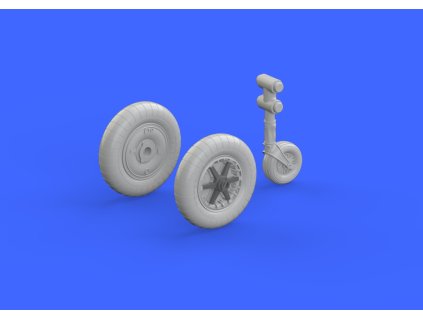 1/48 Bf 109F wheels for EDUARD kit