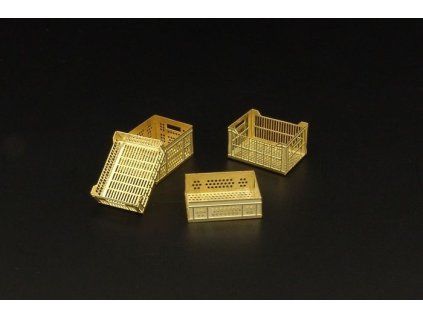 1/35 Plastic Crates PE set of plastic crates (4pcs)