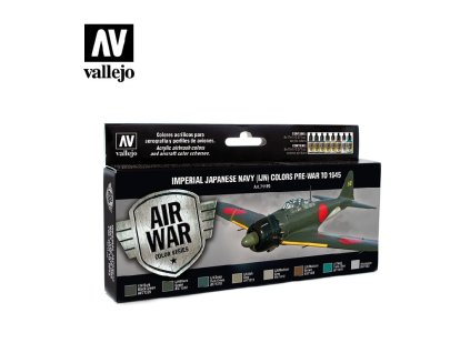 Vallejo Model Air IJN Set 71169 Imperial Japanese Navy (IJN) Colors (8)