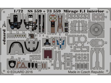 1/72 Mirage F.1 for SPECIAL HOBBY kit