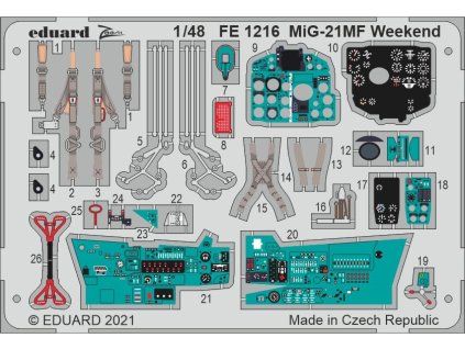 MiG-21MF Weekend 1/48 recommended for EDUARD