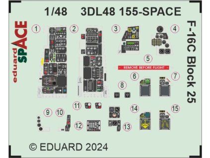 F-16C Block 25 SPACE 1/48 recommended for TAMIYA