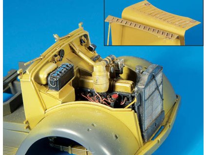 1/35 Engine-compartment detail set Opel Blitz-Tamiya