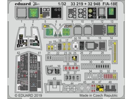 1/32 F/A-18E interior for REVELL kit