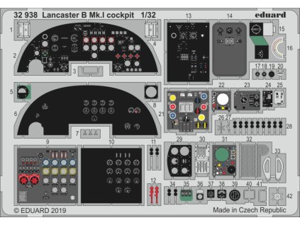 1/32 Lancaster B Mk.I cockpit for HKM kit