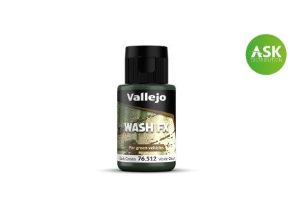 Vallejo Wash FX 76512 Dark Green (35 ml)