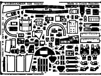 1/48 Buccaneer interior for AIRFIX kit