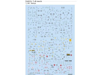 F-4B stencils 1/48 recommended for TAMIYA