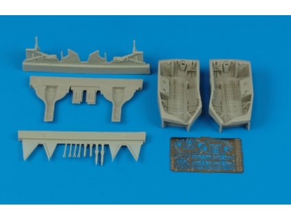 1/48 F6F-3/5 Hellcat wheel bays - EDUARD