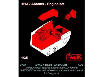 1/35 M1A2 Abrams Engine set for Dragon