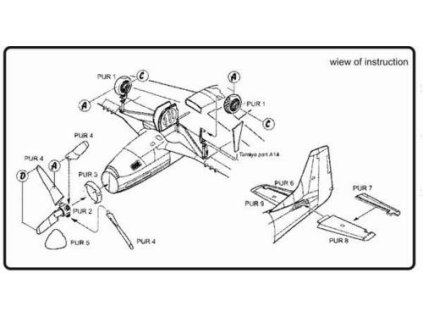 1/72 P-51D - exterior set for TAM
