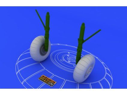 Bf 110 C/D main undercarriage wheels 1/48